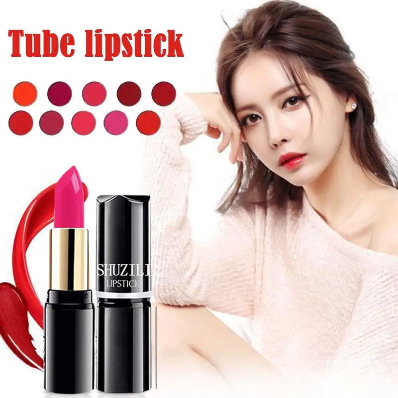 Original Tube Lipstick Smooth Texture Lasting Effect Long-lasting Matte Up Moisturizing Make Gloss Waterproof Lip Lipstick Z4L8