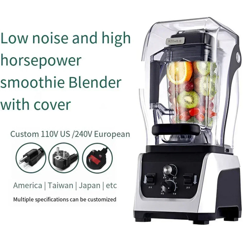 Professional Compact Smoothie & Food Processing Blender, 2300-Watts, 3 Functions -for Frozen Drinks, Smoothies, Sauces, & More