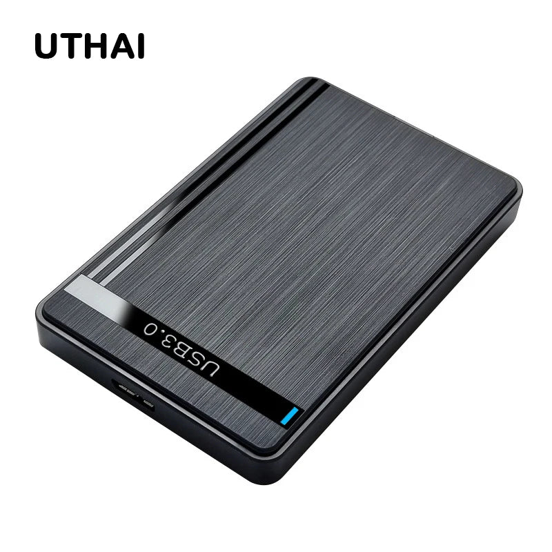 UTHAI 2.5-inch SSD Solid State Mechanical Serial Port SATA Toolless Micro Interface USB 3.0 External Mobile Hard Disk Case BN02