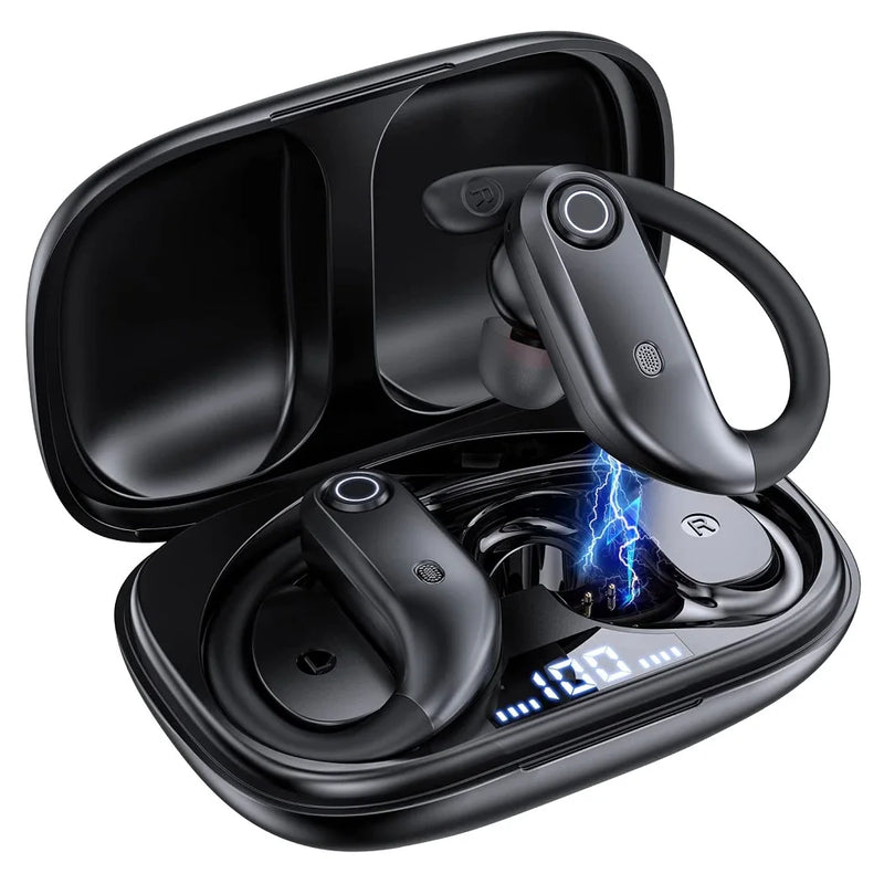 Bluetooth Earphones Wireless Earbuds with Wireless Charging Case  Stereo Sound Headphones Built-in Mic in-Ear Headsets Deep Bass