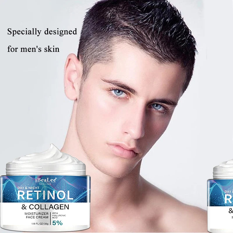 Anti-wrinkle Cream For Men Remove Face & Neck Wrinkles Firming Moisturizing Skin Retinol Face Cream Anti-aging Facial Treatment