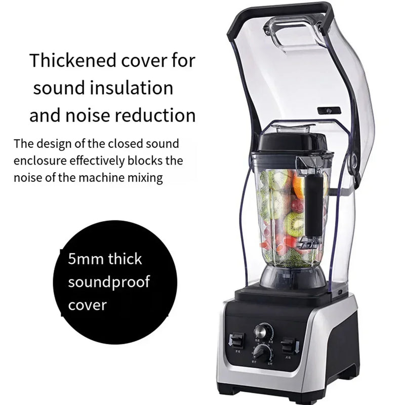 Professional Compact Smoothie & Food Processing Blender, 2300-Watts, 3 Functions -for Frozen Drinks, Smoothies, Sauces, & More