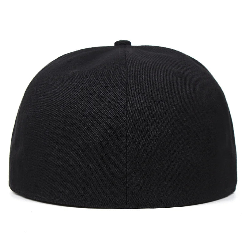 Fashion Soild Baseball Cap Men Fitted Flat Peak Hip Hop Caps For Men Women Snapback Hats Bone Outdoor Casual Travel Sun Hats