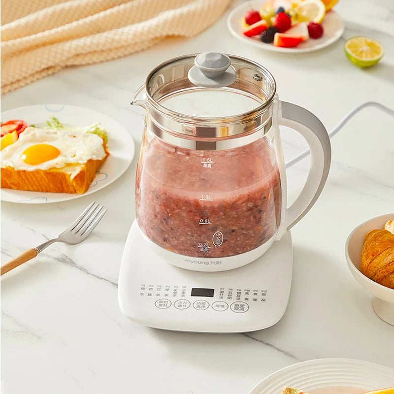 Joyoung Electric Kettle Household Multifunction Health Pot Adjustable Firepower Temperature Tea Dessert 220V Home Appliances