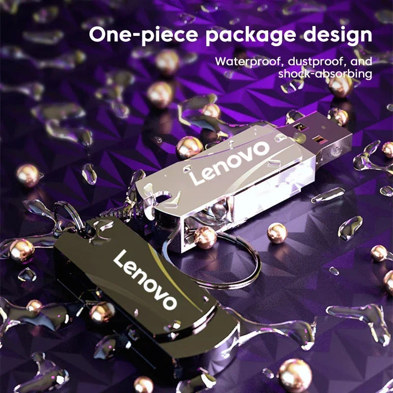 Lenovo 16TB, 8TB USB Flash Drivers 3.0 Usb 2TB 1TB Metal High Speed Pendrive Portable Stick Flash Memory Storage U Disk Adapter