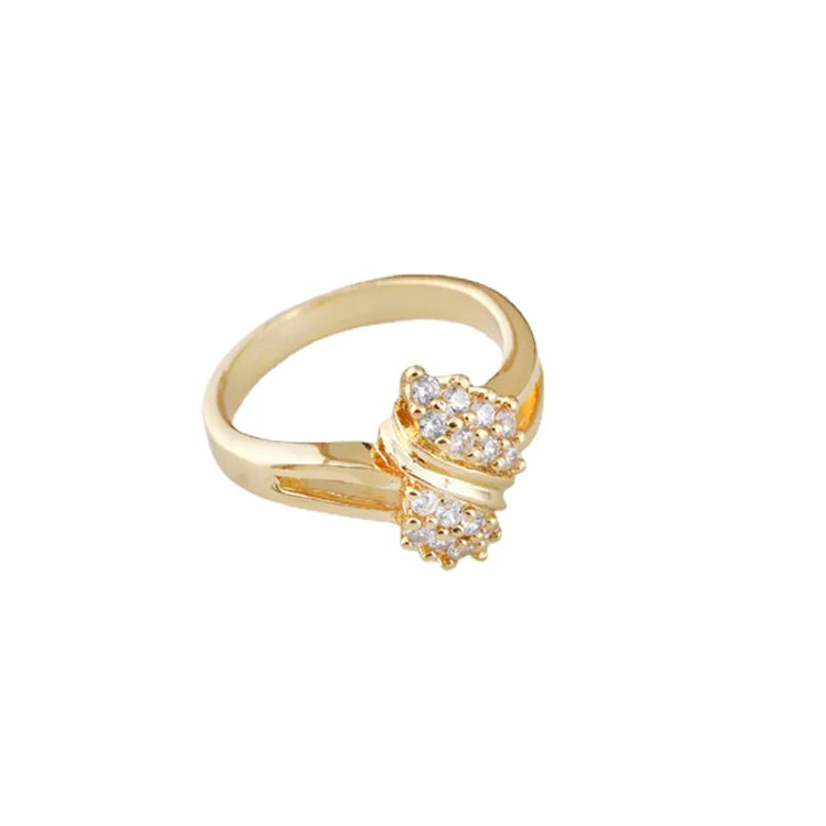 100% 14K Gold Diamond Charm Lady Rings for Women Bohemia Engagement Irregular Aros Mujer Oreja 14 K Gold Jewelry