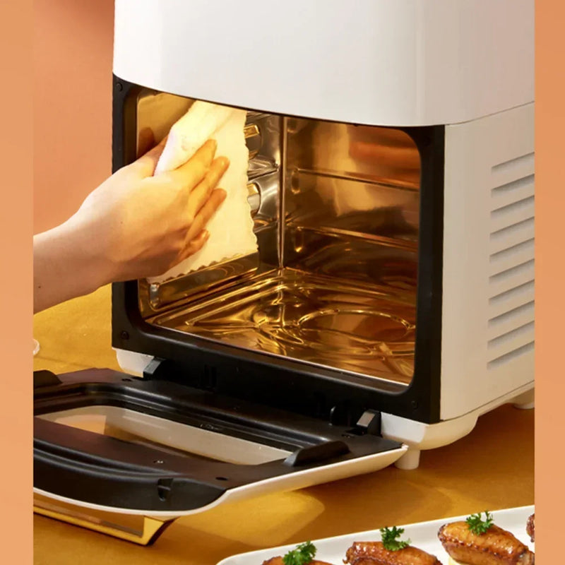 15L Air Fryers Household Large Capacity Visual Oil-free Smart Oven French Fries Machine 220V 110V US EU 1500W Chicken Frying