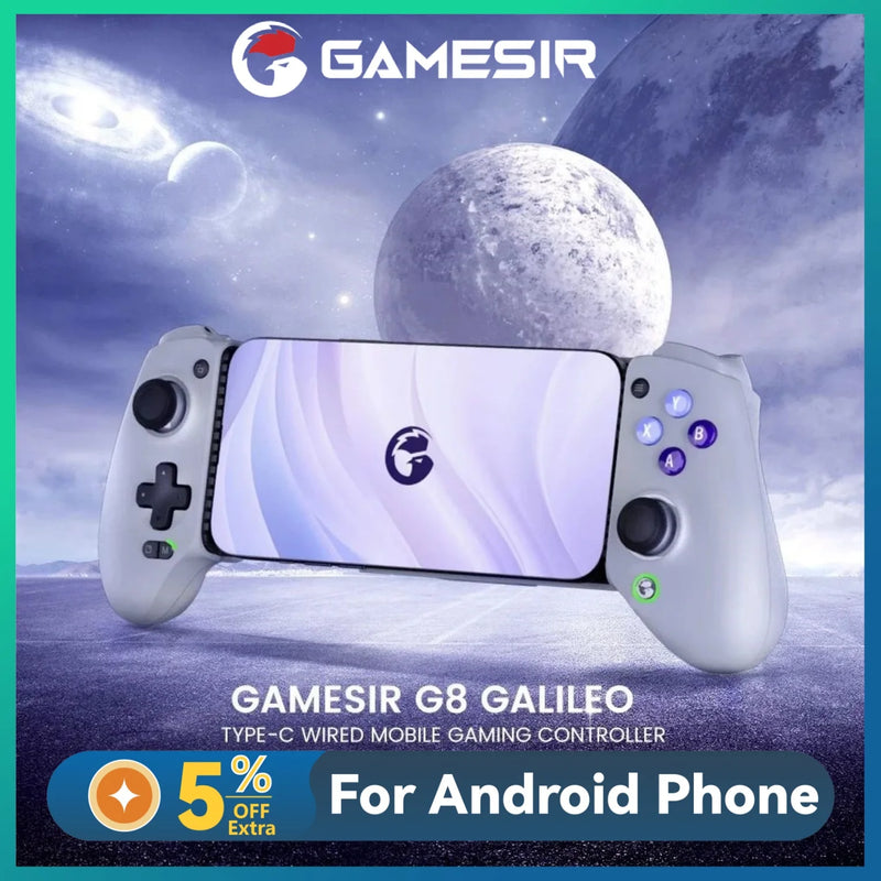 GameSir G8 Galileo Gamepad android For PS4, PS5 Controller Mobile Phone Controller Hall Effect Stick For iPhone 15 Android