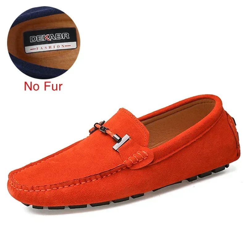 DEKABR Trendy Men Casual Shoes Big Size 38-47 Brand Summer Driving Loafers Breathable Wholesale Man Soft Footwear Shoes For Men