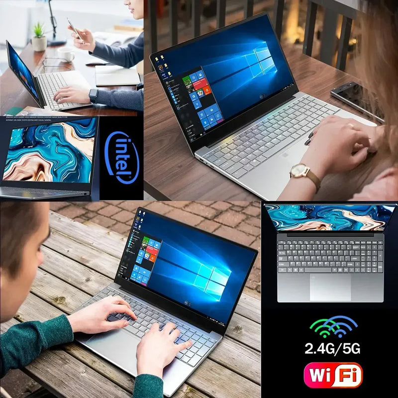 AKPAD Windows 10 11 Ram 16GB Rom 256GB 512GB 1TB 2TB SSD Ultrabook Computer 2.4G/5.0G Wifi Bluetooth Intel N5095 Cheap Laptop