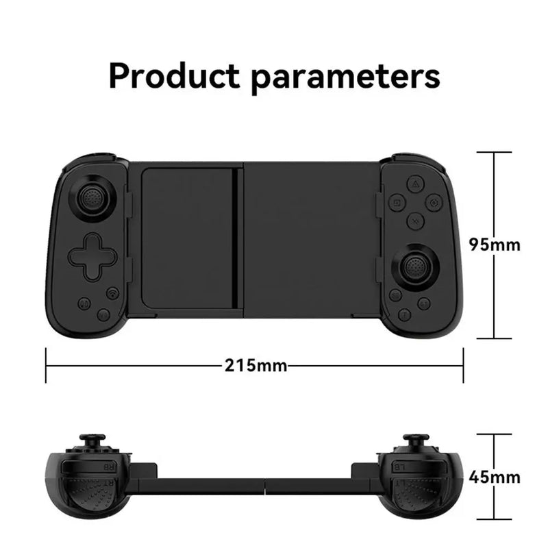 D6 Wireless Gamepad Stretching Extendable Gaming Controller Bluetooth Handle Pad for Phone Android XBOX PS5 4 Game Accessoires
