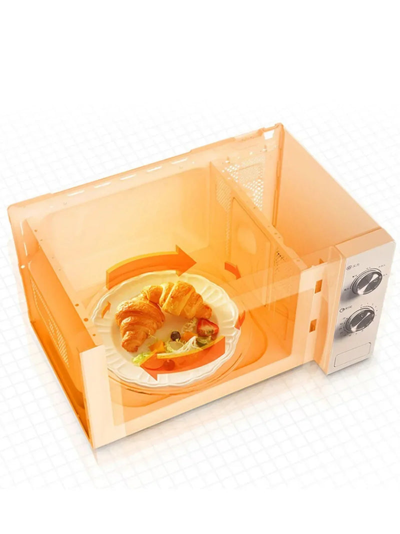 220V small microwave oven, household mechanical rotary table heating, easy to operate, suitable for the elderly and children