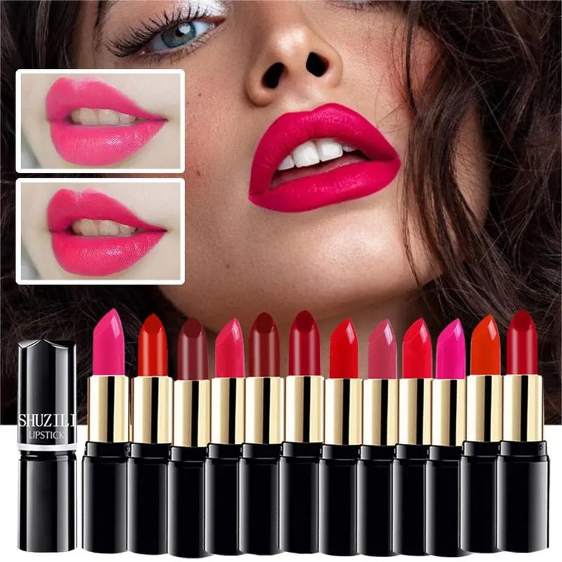 Original Tube Lipstick Smooth Texture Lasting Effect Long-lasting Matte Up Moisturizing Make Gloss Waterproof Lip Lipstick Z4L8